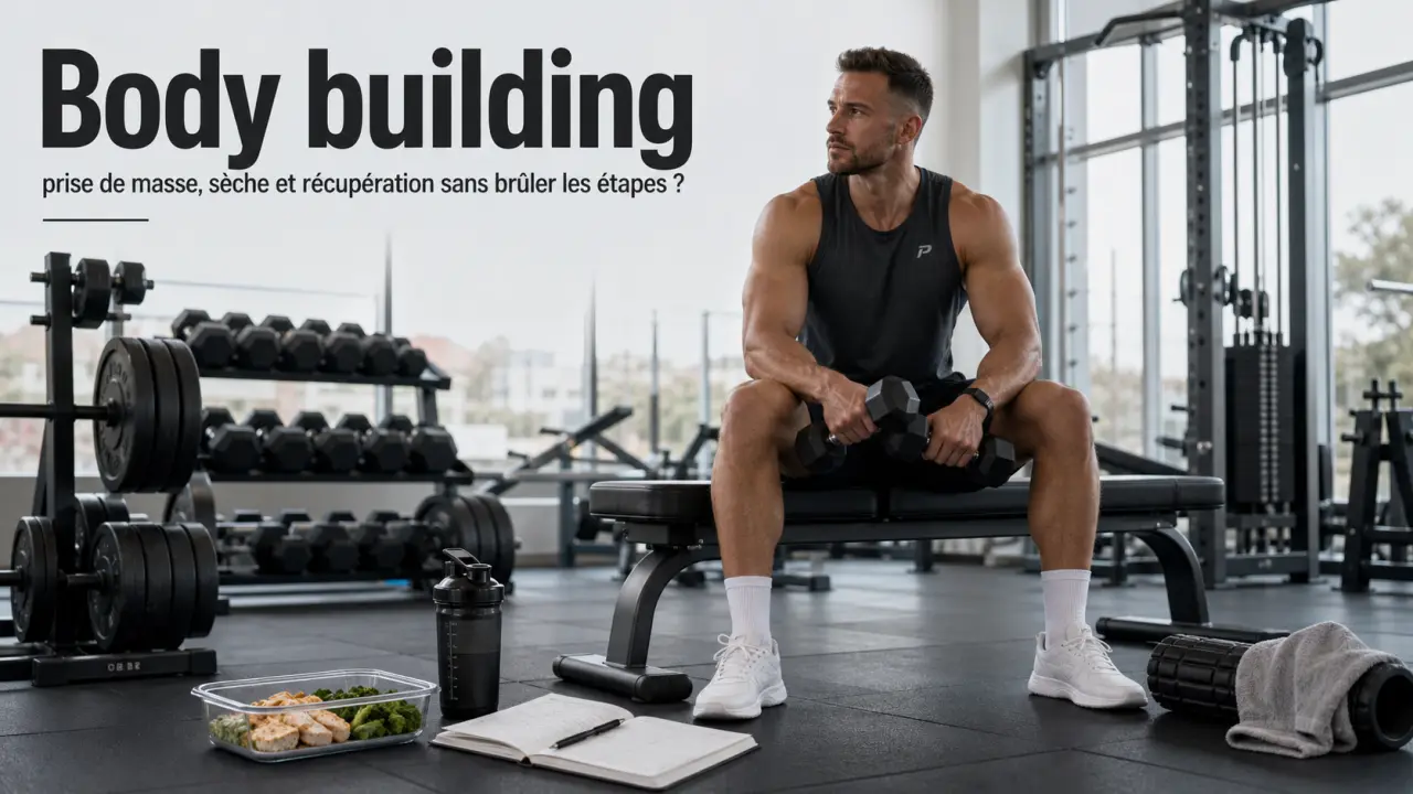 Body building : prise de masse, sèche et récupération sans brûler les étapes ?
