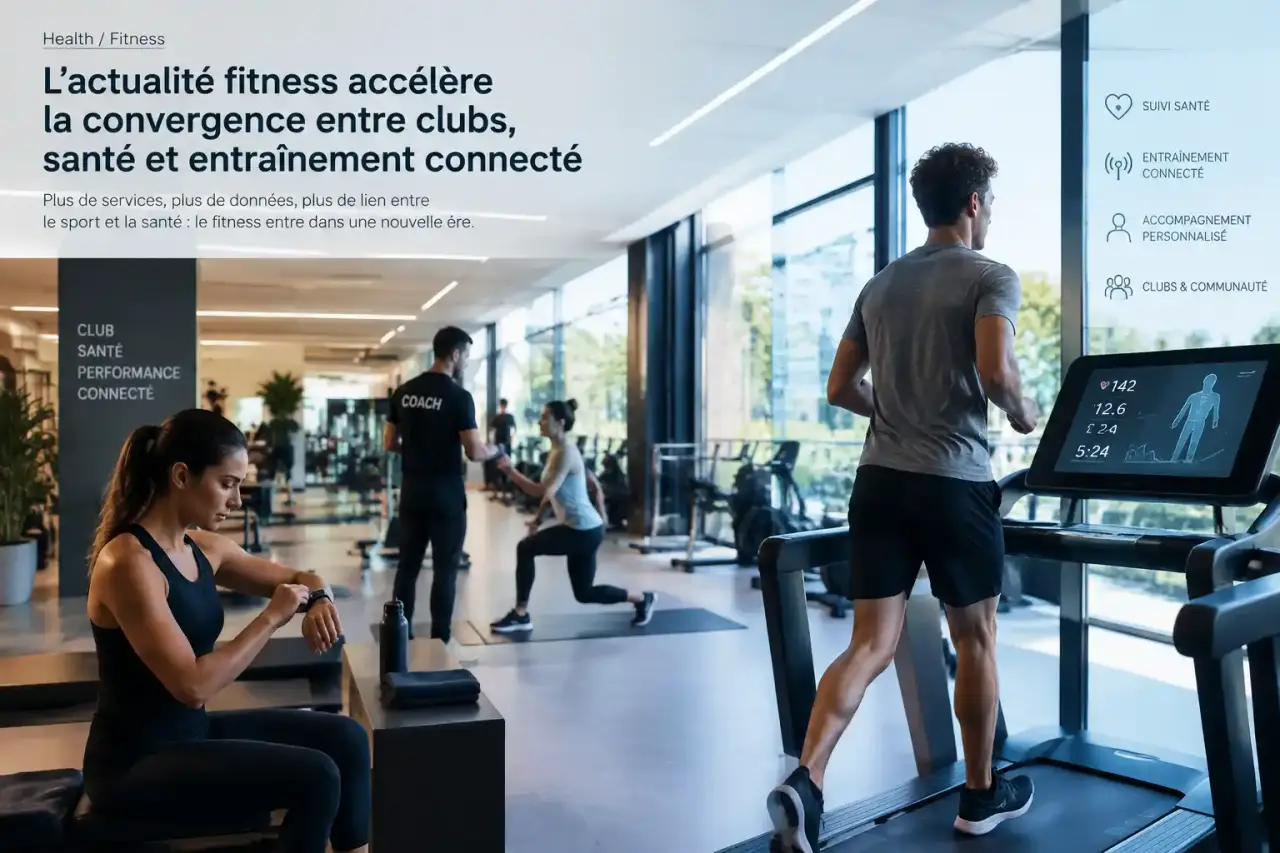 L’actualité fitness accélère la convergence entre clubs, santé et entraînement connecté