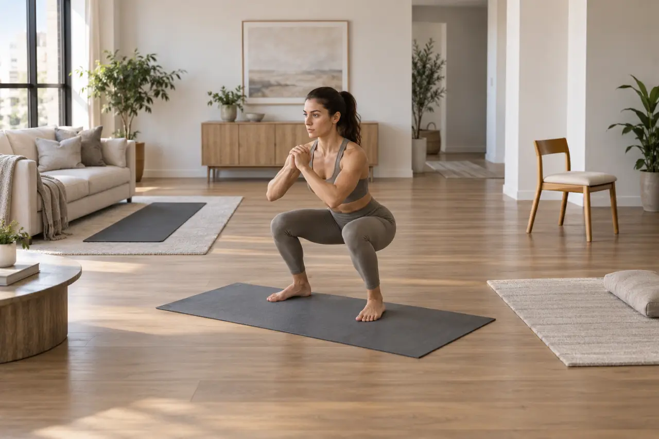 Programme de musculation sans matériel : 4 séances structurées pour progresser chez soi