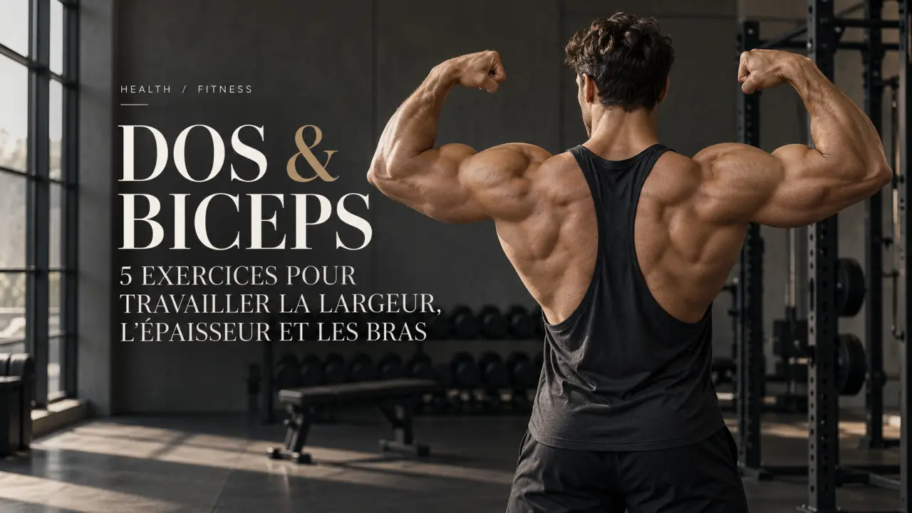 Dos biceps : 5 exercices pour travailler la largeur, l’épaisseur et les bras