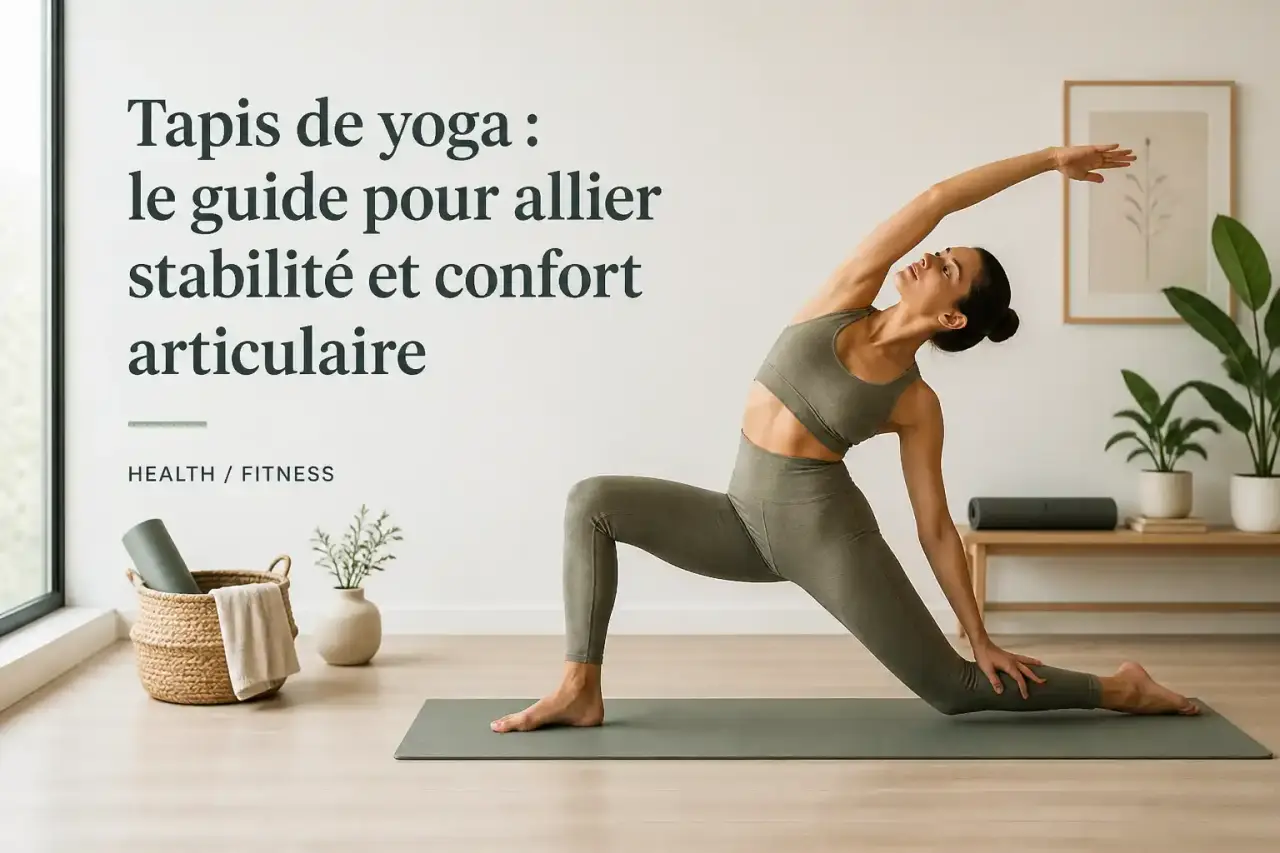 Tapis de yoga : le guide pour allier stabilité et confort articulaire